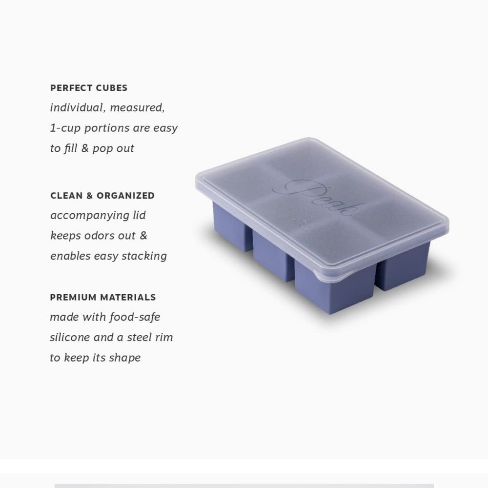 Peak  Cup Cubes Freezer Tray (Rubber)
